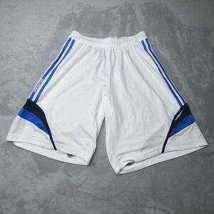 Adidas Predator Soccer Shorts Clima365 Formotion White Blue Mens Medium